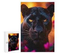 Puzzles 1000 PCS pour Adolescents Colorful Black Panther Jeu De Puzzle Casse-tête Anti-Stress Stimulant À Compléter 1000 PCS