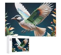 Puzzles 1000 PCS pour Adolescents Colorful Flying Bird Illustration Puzzles pour Adultes Jeux Relaxants Difficulté Défi Éducatif Difficile 1000 PCS