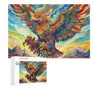 Puzzles 1000 PCS pour Adolescents Colorful Mythical Bird in Flight Jeux De Puzzle Relaxants Améliorent La Mémoire Offrez-Les en Cadeau À Toute La Famille 1000 PCS