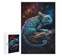 Puzzles 1000 PCS pour Adolescents Cosmic Chameleon in Space Puzzles pour Adultes Améliore La Mémoire Interaction Parent-Enfant Jouet Jeu Intellectuel 1000 PCS