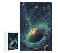 Puzzles 1000 PCS pour Adolescents Cosmic Galaxy Space Swirl Puzzles pour Adultes Décoration Murale Jouet Difficile, Difficile, Stimulant À Compléter 1000 PCS