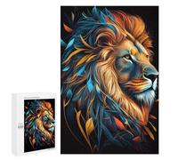 Puzzles 1000 PCS pour Adolescents Cute Lion Animal Cartoon Puzzles pour Adultes - Jeux De Construction - Analyse Et Logique - Idées Cadeaux pour Toute La Famille 1000 PCS