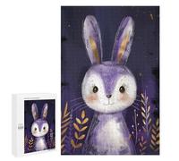 Puzzles 1000 PCS pour Adolescents Cute Magical Bunny Artwork Puzzles pour Adultes Jeu De Réflexion Cadeau d'anniversaire Difficile À Compléter 1000 PCS