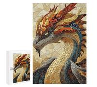 Puzzles 1000 PCS pour Adolescents Dragon Mosaic Jeu De Puzzle Casse-tête Anti-Stress Stimulant À Compléter 1000 PCS