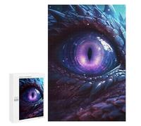 Puzzles 1000 PCS pour Adolescents Dragon's Gaze Mystic Eye Artwork Puzzle pour Adultes : Un Jeu Manuel Amusant Et Humoristique pour Un Anniversaire Ou Noël 1000 PCS