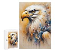 Puzzles 1000 PCS pour Adolescents Eagle Art Print, Abstract Painting Puzzle pour Adultes Jouets Anti-Stress Modèle À Assembler Cadeau d'anniversaire, Cadeaux, 1000 PCS