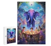 Puzzles 1000 PCS pour Adolescents Enchanted Tea Party in The Forest -1 Jeux De Puzzle Relaxants Améliorent La Mémoire Offrez-Les en Cadeau À Toute La Famille 1000 PCS