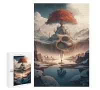 Puzzles 1000 PCS pour Adolescents Enchanted Winter Landscape -1 Jeu De Puzzle Casse-tête Anti-Stress Stimulant À Compléter 1000 PCS