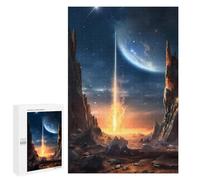 Puzzles 1000 PCS pour Adolescents Epic Asteroid Falling Puzzles pour Adultes À Monter Soi-même - Jeux Éducatifs Et Amusants en Famille 1000 PCS