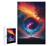 Puzzles 1000 PCS pour Adolescents Exploring The Cosmic Portal Puzzles pour Adultes Améliore La Mémoire Interaction Parent-Enfant Jouet Jeu Intellectuel 1000 PCS