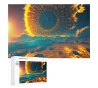 Puzzles 1000 PCS pour Adolescents Explosive Cosmic Event on Alien Planet Puzzles pour Adultes Jeux Relaxants Difficulté Défi Éducatif Difficile 1000 PCS