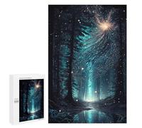 Puzzles 1000 PCS pour Adolescents Fantasy Magic Forest Puzzle pour Adultes : Un Jeu Manuel Amusant Et Humoristique pour Un Anniversaire Ou Noël 1000 PCS