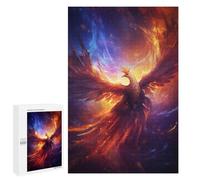 Puzzles 1000 PCS pour Adolescents Fantasy Phoenix Bird Fire Puzzles pour Adultes Décoration Murale Jouet Difficile, Difficile, Stimulant À Compléter 1000 PCS
