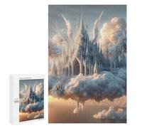 `Puzzles 1000 PCS pour Adolescents Floating Castle in The Clouds Puzzles pour Adultes Jeux De Détente Découpe De Précision Offre Spéciale Cadeaux pour Toute La Famille 1000 PCS