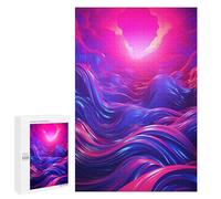 Puzzles 1000 PCS pour Adolescents Futuristic Synth Harmonies Puzzle pour Adultes : Un Jeu Manuel Amusant Et Humoristique pour Un Anniversaire Ou Noël 1000 PCS