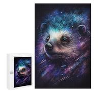 Puzzles 1000 PCS pour Adolescents Galactic Hedgehog Art Print -4 Puzzles pour Adultes Améliore La Mémoire Défi Éducatif Réduction du Stress Cadeaux 1000 PCS