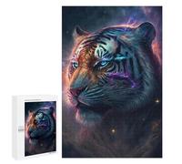 Puzzles 1000 PCS pour Adolescents Galaxy Tiger Puzzles pour Adultes Jeu De Réflexion Cadeau d'anniversaire Difficile À Compléter 1000 PCS