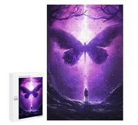 Puzzles 1000 PCS pour Adolescents Giant Purple Butterfly Puzzles pour Adultes Décoration Murale Jouet Difficile, Difficile, Stimulant À Compléter 1000 PCS