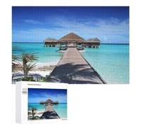Puzzles 1000 PCS pour Adolescents Island Retreat Tropical Paradise Jeux De Puzzle Relaxants Améliorent La Mémoire Offrez-Les en Cadeau À Toute La Famille 1000 PCS