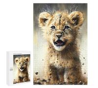 Puzzles 1000 PCS pour Adolescents Lion Watercolor Drawing Puzzles pour Adultes - Jouets À Faire Soi-même, mais Aussi Un Défi Éducatif Amusant Et Humoristique 1000 PCS