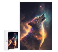 Puzzles 1000 PCS pour Adolescents Lone Wolf in Space Puzzles pour Adultes Jouets Anti-Stress Décoration Parfaite Cadeaux Anti-Stress 1000 PCS