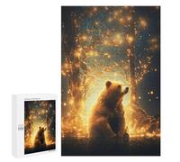 Puzzles 1000 PCS pour Adolescents Majestic Bear Puzzle pour Adultes : Un Jeu Manuel Amusant Et Humoristique pour Un Anniversaire Ou Noël 1000 PCS