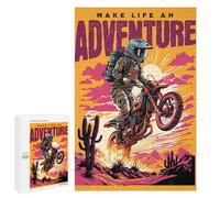 Puzzles 1000 PCS pour Adolescents Make Life an Adventure Puzzles pour Adultes Jeu De Réflexion Cadeau d'anniversaire Difficile À Compléter 1000 PCS