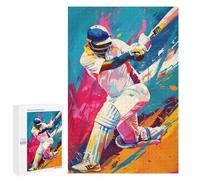 Puzzles 1000 PCS pour Adolescents Modern Cricket Puzzles pour Adultes Jeu De Réflexion Cadeau d'anniversaire Difficile À Compléter 1000 PCS