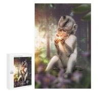 Puzzles 1000 PCS pour Adolescents Monkey Glowing Butterfly Puzzles pour Adultes À Monter Soi-même - Jeux Éducatifs Et Amusants en Famille 1000 PCS