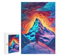 Puzzles 1000 PCS pour Adolescents Mountain Adventure Explore Nature's Beauty Puzzles pour Adultes Améliore La Mémoire Interaction Parent-Enfant Jouet Jeu Intellectuel 1000 PCS