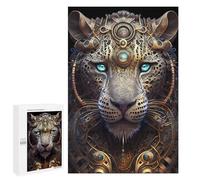 Puzzles 1000 PCS pour Adolescents Mystical God Leopard Puzzles pour Adultes Décoration Murale Jouet Difficile, Difficile, Stimulant À Compléter 1000 PCS