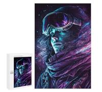 Puzzles 1000 PCS pour Adolescents Neon Galaxy Adventure Jacket Puzzles pour Adultes Améliore La Mémoire Défi Éducatif Réduction du Stress Cadeaux 1000 PCS