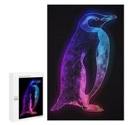 `Puzzles 1000 PCS pour Adolescents Neon Penguin Animal Puzzles pour Adultes Jeux De Détente Découpe De Précision Offre Spéciale Cadeaux pour Toute La Famille 1000 PCS