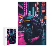 `Puzzles 1000 PCS pour Adolescents Neon Ride Tokyo Drift Puzzles pour Adultes Jeux De Détente Découpe De Précision Offre Spéciale Cadeaux pour Toute La Famille 1000 PCS