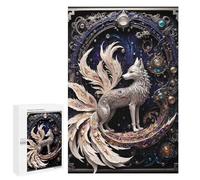 Puzzles 1000 PCS pour Adolescents Nine Tailed Fox Puzzles pour Adultes - Jouets À Faire Soi-même, mais Aussi Un Défi Éducatif Amusant Et Humoristique 1000 PCS