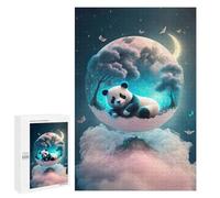 Puzzles 1000 PCS pour Adolescents Panda Dreamscape -4 Puzzles pour Adultes À Monter Soi-même - Jeux Éducatifs Et Amusants en Famille 1000 PCS
