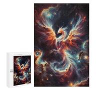 Puzzles 1000 PCS pour Adolescents Phoenix Constellation Art Puzzles pour Adultes Jouets Anti-Stress Décoration Parfaite Cadeaux Anti-Stress 1000 PCS