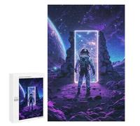 Puzzles 1000 PCS pour Adolescents Purple Space Neon Altar Puzzles pour Adultes - Jouets À Faire Soi-même, mais Aussi Un Défi Éducatif Amusant Et Humoristique 1000 PCS