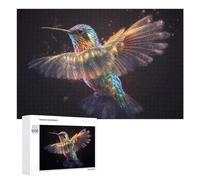 Puzzles 1000 PCS pour Adolescents Rainbow Hummingbird in Flight Jeux De Puzzle Relaxants Améliorent La Mémoire Offrez-Les en Cadeau À Toute La Famille 1000 PCS