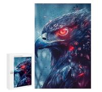 `Puzzles 1000 PCS pour Adolescents Red Eyed Hawk Puzzles pour Adultes Jeux De Détente Découpe De Précision Offre Spéciale Cadeaux pour Toute La Famille 1000 PCS
