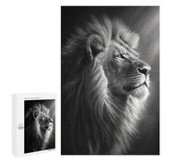 Puzzles 1000 PCS pour Adolescents Regal Lion Portrait Puzzle pour Adultes : Un Jeu Manuel Amusant Et Humoristique pour Un Anniversaire Ou Noël 1000 PCS