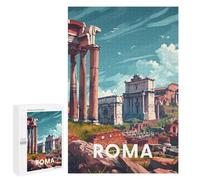 Puzzles 1000 PCS pour Adolescents Rome Roman Forum Puzzle Adulte Jeu Familial Une Œuvre d'art À Offrir en Cadeau À Toute La Famille 1000 PCS