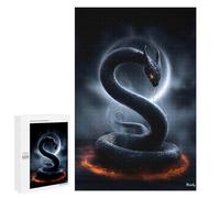Puzzles 1000 PCS pour Adolescents Serpent of The Veil - Flamebound Lunar Coil Jeu De Puzzle Casse-tête Anti-Stress Stimulant À Compléter 1000 PCS