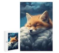 Puzzles 1000 PCS pour Adolescents Sleeping Fox in Clouds Jeux De Puzzle Relaxants Améliorent La Mémoire Offrez-Les en Cadeau À Toute La Famille 1000 PCS