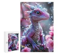 Puzzles 1000 PCS pour Adolescents Soft Pink Baby Dragon Puzzles pour Adultes Décoration Murale Jouet Difficile, Difficile, Stimulant À Compléter 1000 PCS