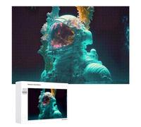 Puzzles 1000 PCS pour Adolescents Space Odyssey Astronaut in Clouds Puzzles pour Adultes - Jouets À Faire Soi-même, mais Aussi Un Défi Éducatif Amusant Et Humoristique 1000 PCS