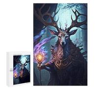 Puzzles 1000 PCS pour Adolescents The Conjured Deer Puzzles pour Adultes - Jeux De Construction - Analyse Et Logique - Idées Cadeaux pour Toute La Famille 1000 PCS