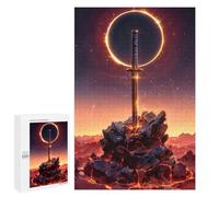 `Puzzles 1000 PCS pour Adolescents The Eclipse Puzzles pour Adultes Jeux De Détente Découpe De Précision Offre Spéciale Cadeaux pour Toute La Famille 1000 PCS