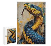 Puzzles 1000 PCS pour Adolescents The Insidious Snake Jeu De Puzzle Casse-tête Anti-Stress Stimulant À Compléter 1000 PCS