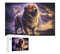 Puzzles 1000 PCS pour Adolescents Thundering Dog Majesty -1 Puzzles pour Adultes - Jouets À Faire Soi-même, mais Aussi Un Défi Éducatif Amusant Et Humoristique 1000 PCS